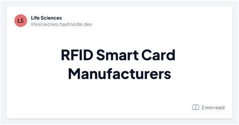 Smart Card Manufacturer, RFID Card, R